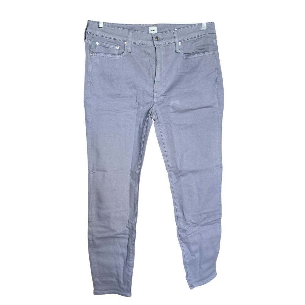 Edwin Pixie Silver Lining Mid-Rise Skinny Jeans 33 NWT